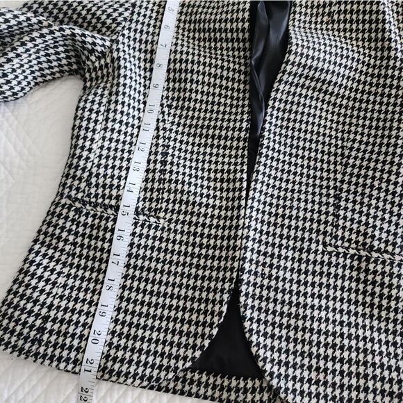 J crew wool blend plaid hook front closure blazer - Picture 8 of 11
